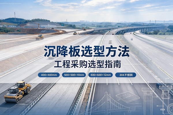 潘集沉降板选择方法