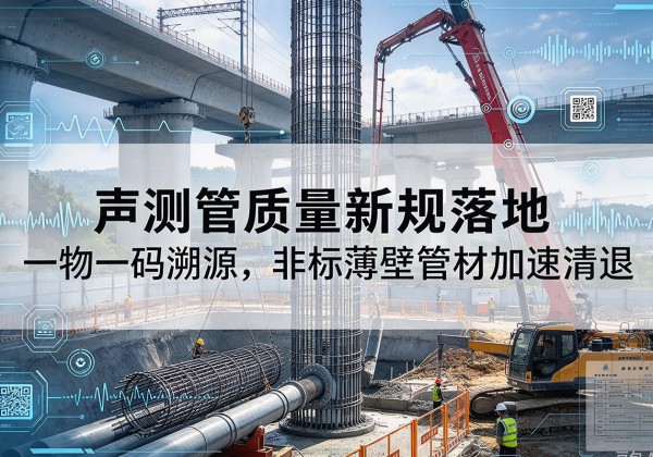 潘集声测管质量新规落地，一物一码溯源，非标薄壁管材加速清退
